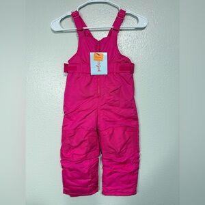 Toddler Girls' Snow Bib - Cat & Jack 3T Shirt Warm Outerwear